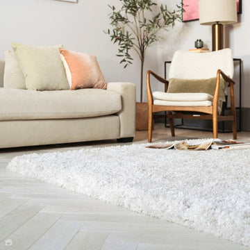 Barnaby Super Plush Heavyweight High-Density Luxury Hand-Woven Super Soft-Touch High-Pile Plain Polyester Shaggy Off White Rug-Asiatic Carpets-Rug Love - The Most Loved Rug Store